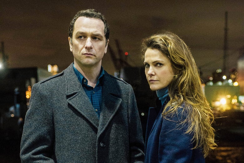 Matthew Rhys and Keri Russell in The Americans.